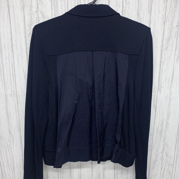 Womens Size M Cabi Chance Moto Jacket Navy EUC - Picture 6 of 7